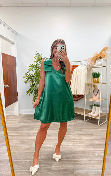 Solid V-Neck Sleeveless Mini Dress