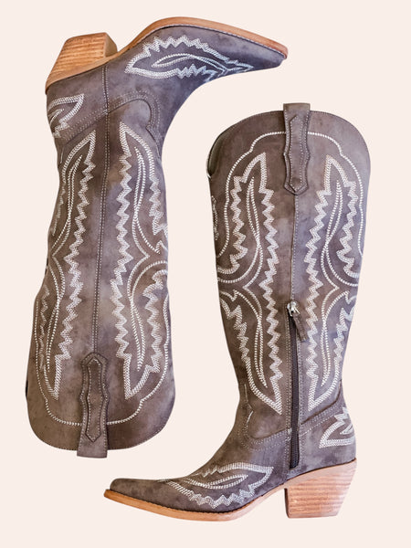 Mi.iM Tess Samara Stitch Western Tall Boots