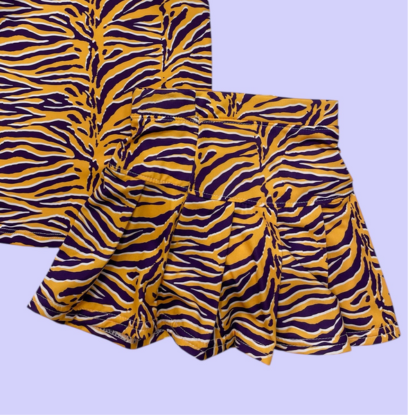 Girl's Tiger Tennis Skort