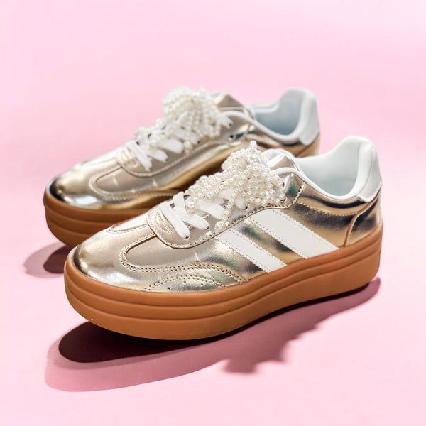 Topping Stripe Platform Sneaker