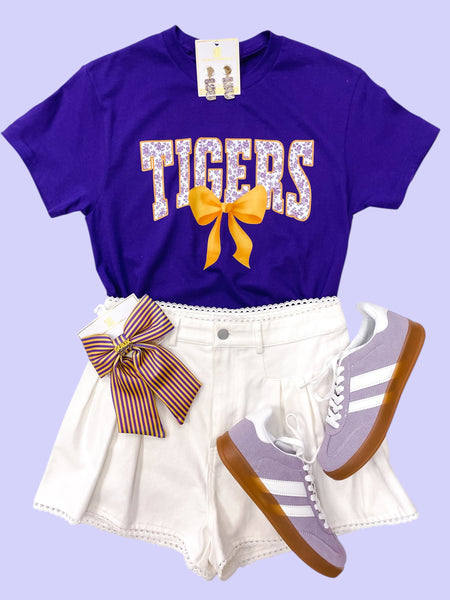 Tigers Purple Game Day Tee