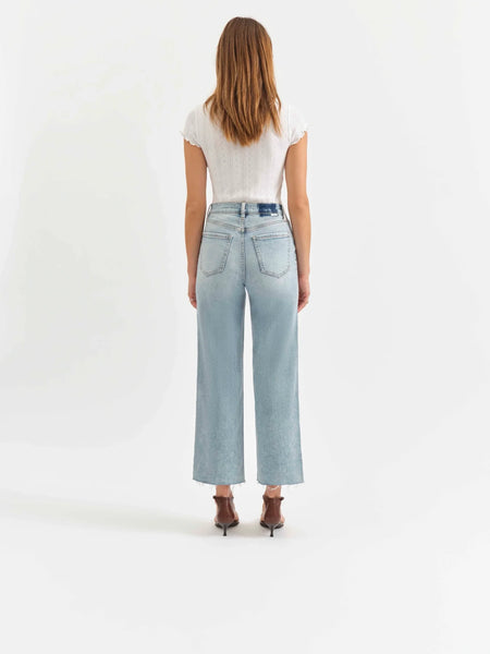 Daze Pleaser High Rise Wide Ankle Jean