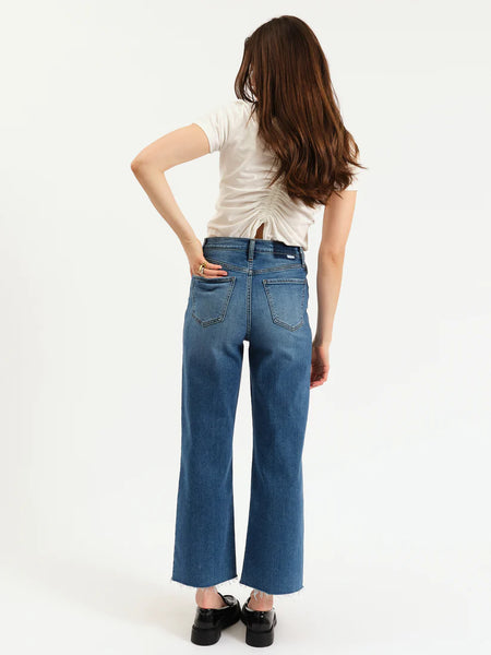 Daze Pleaser HR Wide Ankle Jeans