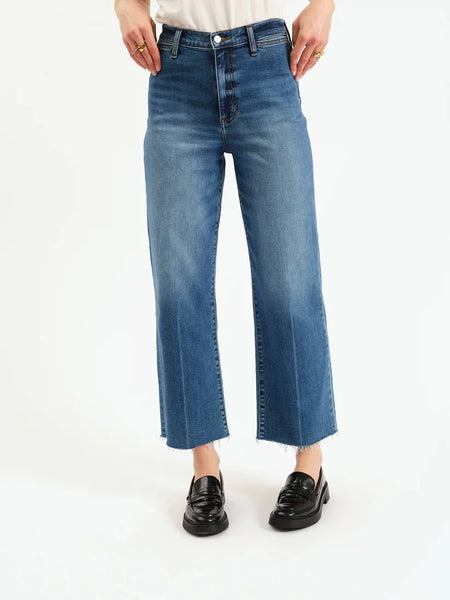 Daze Pleaser HR Wide Ankle Jeans