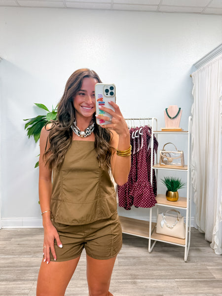 High Waisted A-Line Shorts