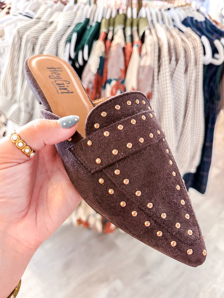 Corkys Mischief Pointed Toe Suede Mule