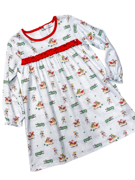 Cajun Christmas Pima Dress