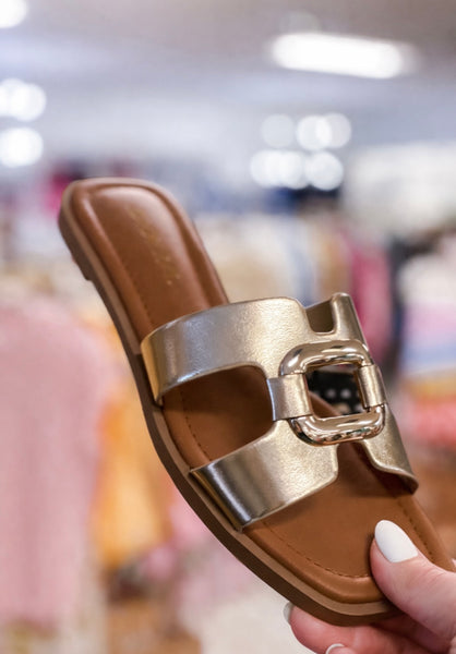 Soda Feng Square Toe Sandal
