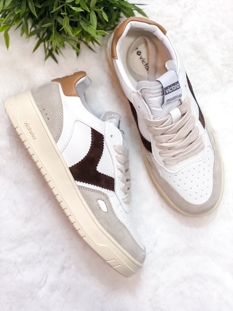 Victoria Seul Faux & Split Leather Sneaker