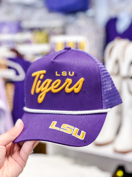 Tigers Burns Bill Canvas Trucker Hat