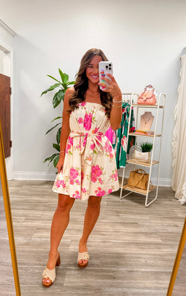Printed Woven Mini Dress