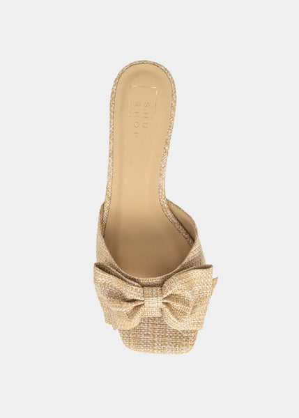 ShuShop Ella Bow Knot Kitten Heel