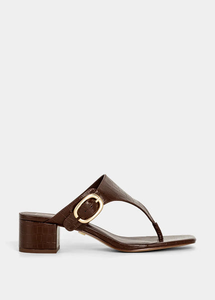 ShuShop Elodie Buckled Heeled Sandal