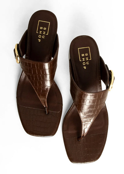 ShuShop Elodie Buckled Heeled Sandal