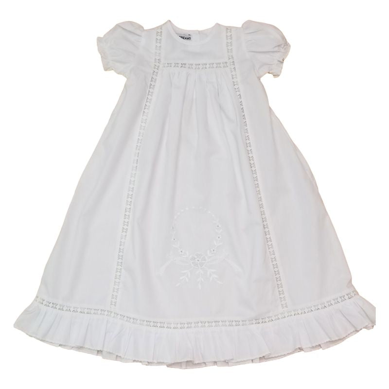 Veniecia Embroidered Flower Wreath Day Gown