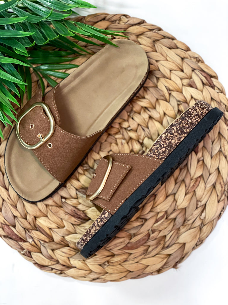 Edith Suede Slide Sandal