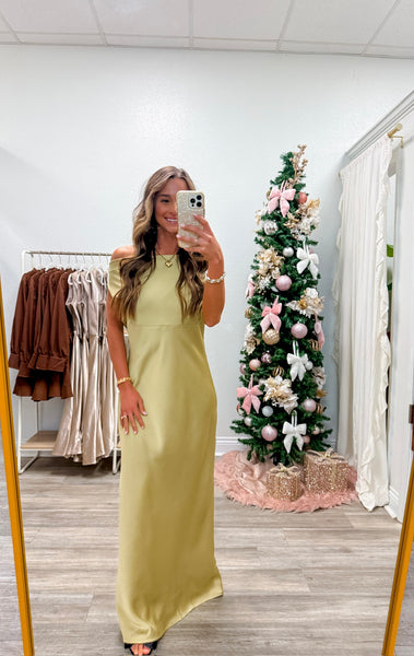 Satin Sleeveless Cowl Neck Midi Dress