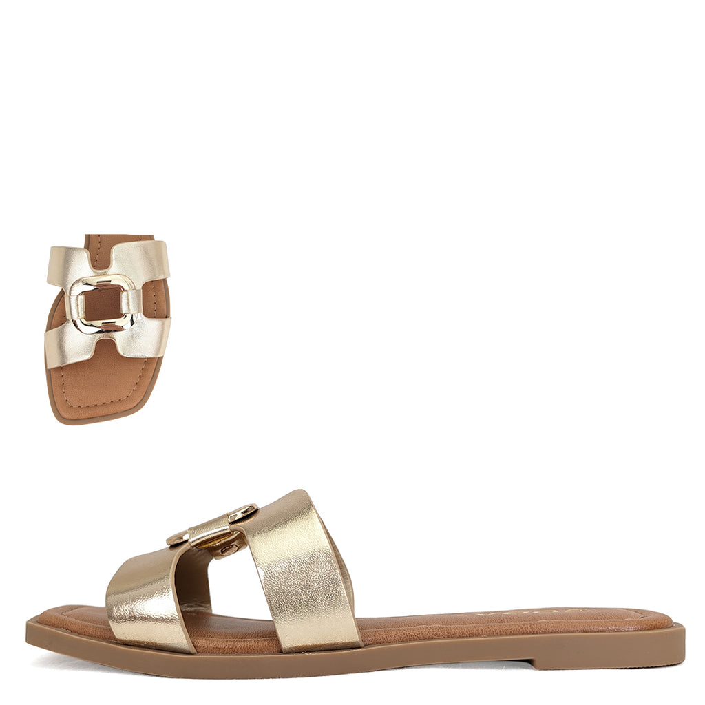 Soda Feng Square Toe Sandal