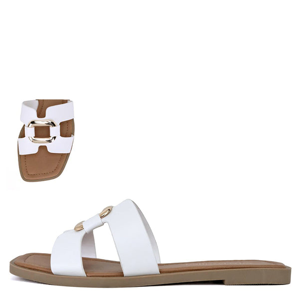 Soda Feng Square Toe Sandal