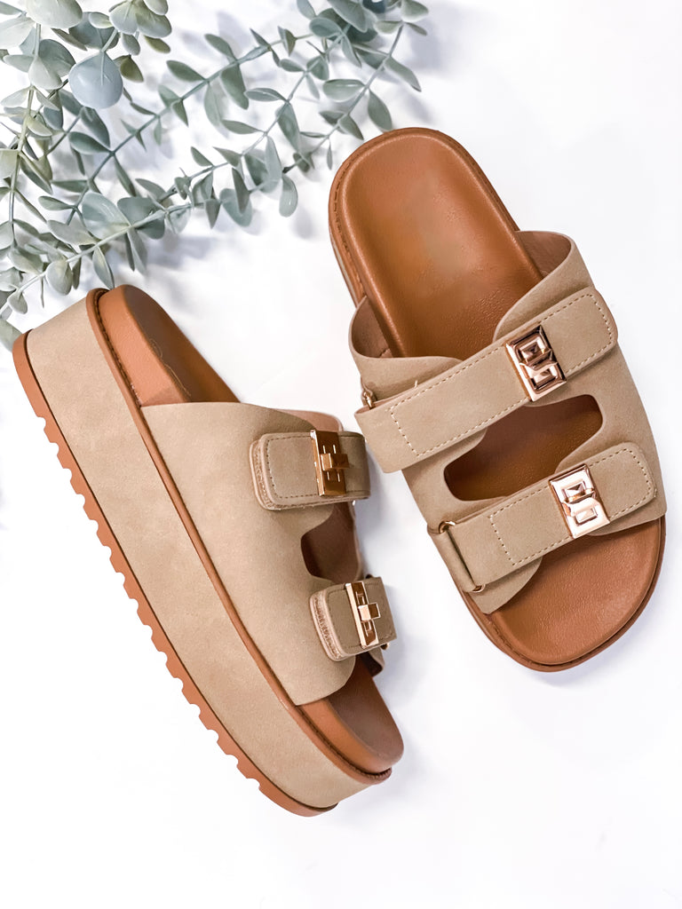 Charlie Double Strap Platform Sandal