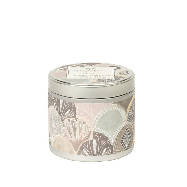 Greenleaf Tin Candle