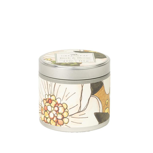 Greenleaf Tin Candle