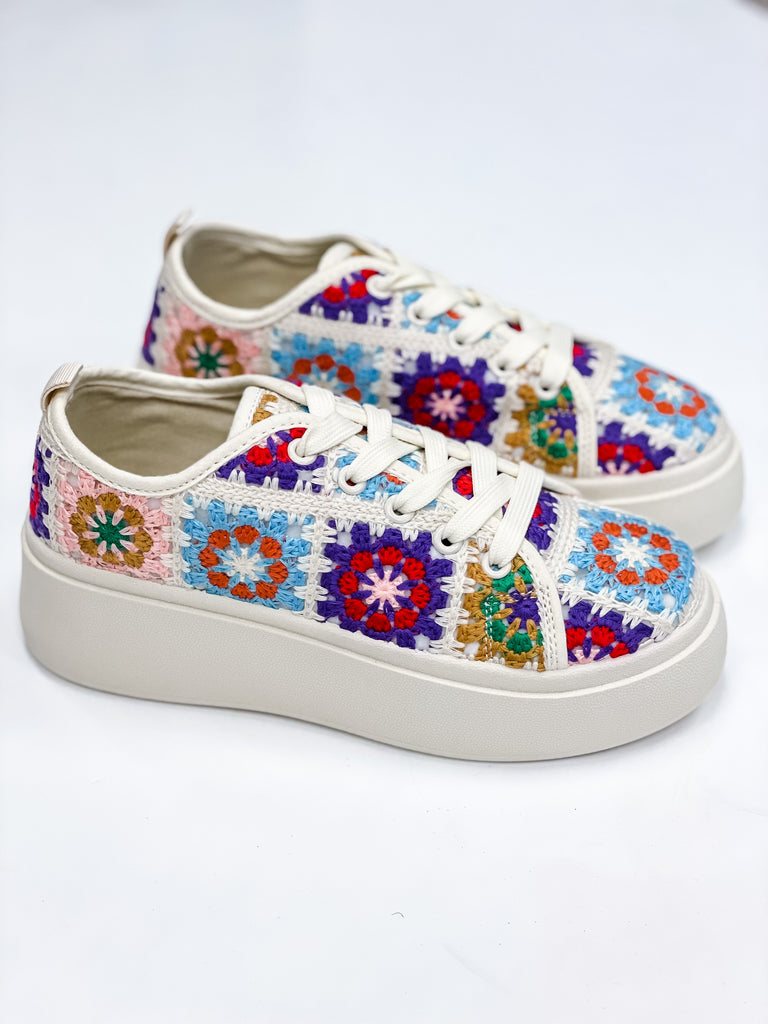 Rambling Flower Crochet Sneaker