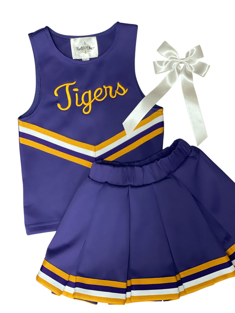 Kids Tiger Cheer Costume Set