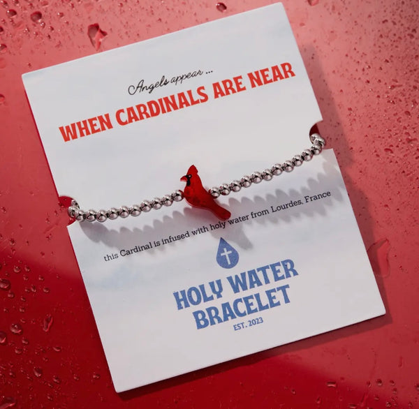 Holy Water Red Cardinal Bracelet