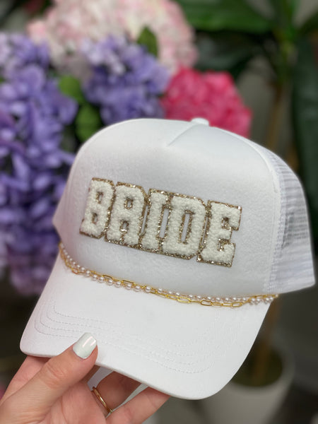 Bride Chenille Patch Trucker Hat