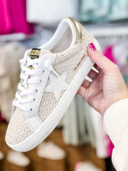 VH Crochet White Star Low Top Sneaker