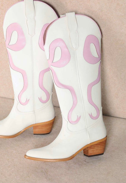 Coquette Bow Cowgirl Boots