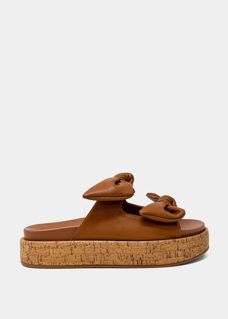 ShuShop Kiki Bow Strap Platform Sandal