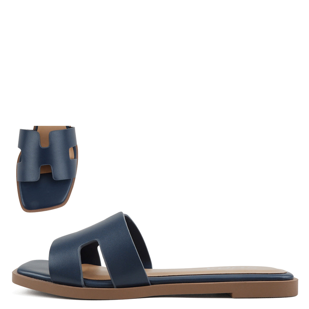 Soda Knit Square Toe Sandal