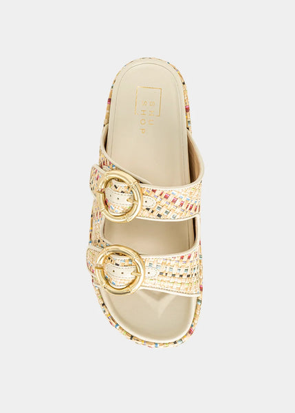 ShuShop Lori Double Strap Platform Sandal