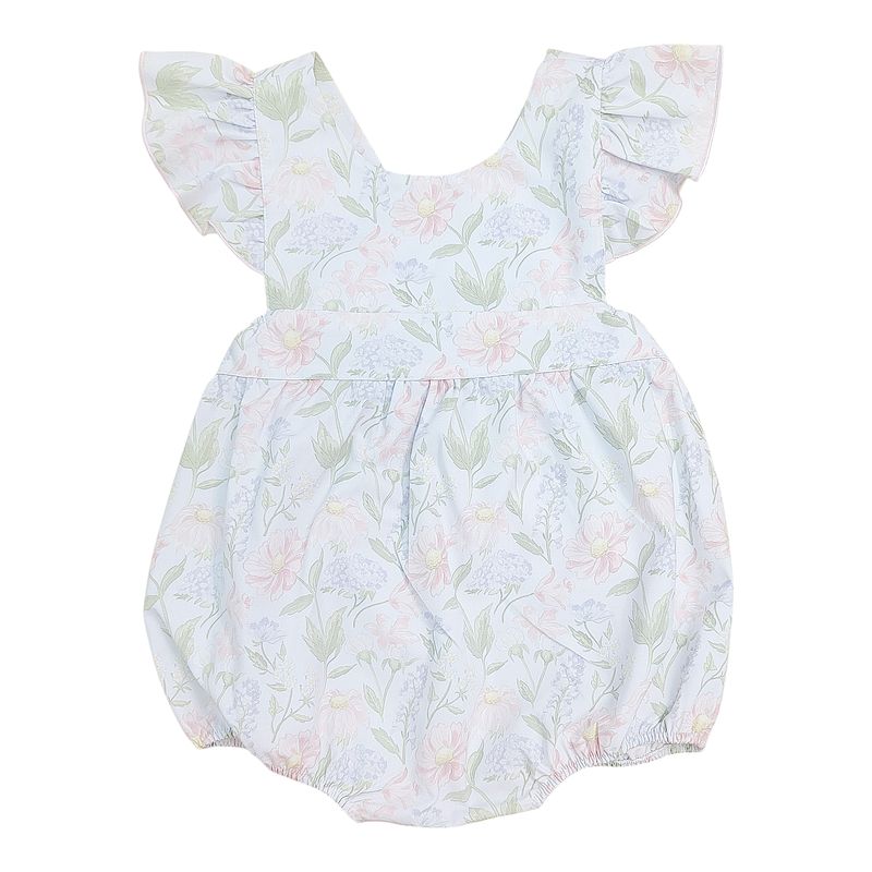 Lilah Floral Print Bow Back Bubble