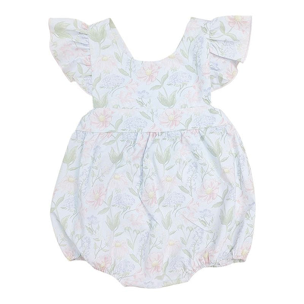 Lilah Floral Print Bow Back Bubble