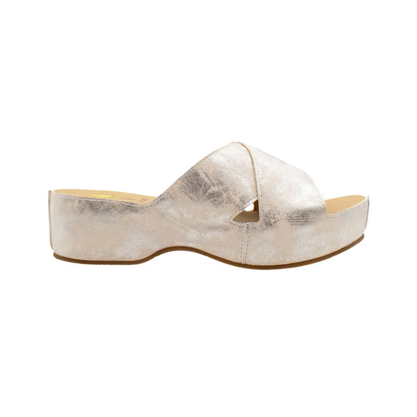 Volatile Edith Faux Leather Criss Cross Sandal