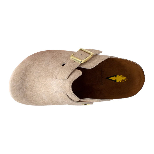 Volatile Pumpkin Faux Leather Slide Sandal