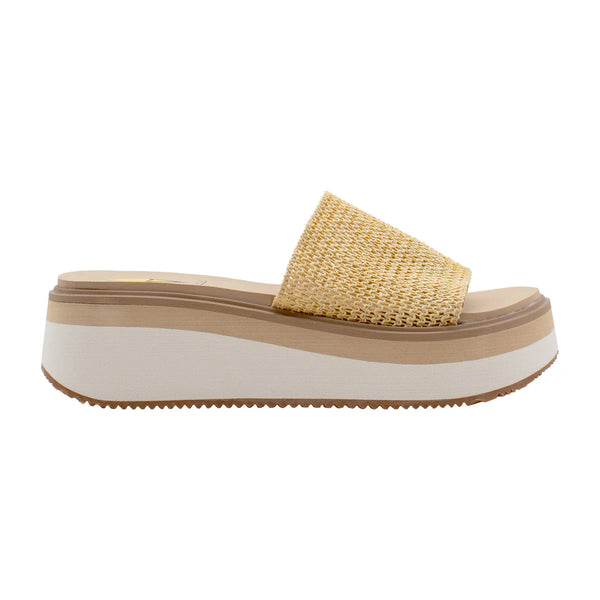 Volatile Portobello Woven Raffia Sandal