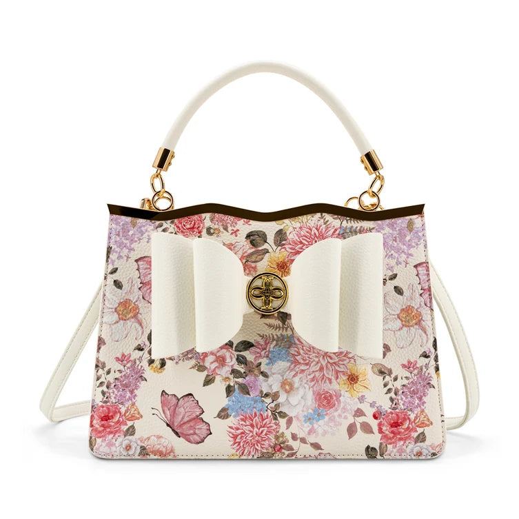 Amelie Floral Bow Crossbody Bag
