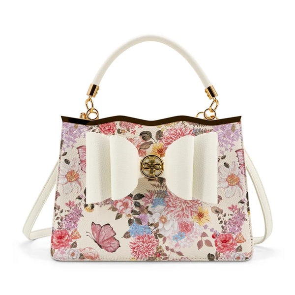 Amelie Floral Bow Crossbody Bag