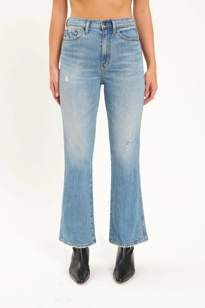 Daze Soho High Rise Ankle Flare Jean