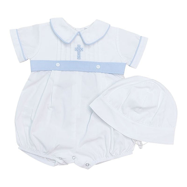 Cross Embroidered Infant Set