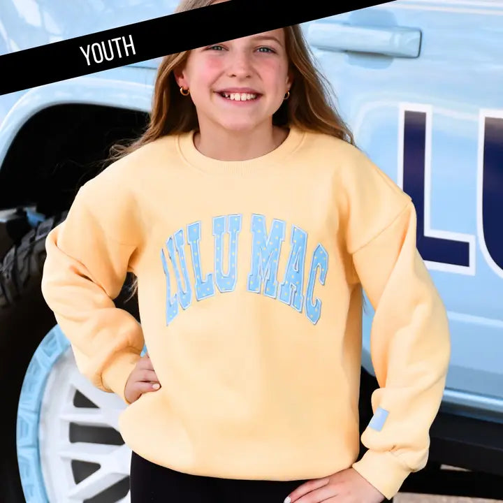 Lulu Mac Youth Polka Dot Sweatshirt