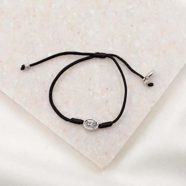 Protection Archangel Michael Bracelet-Black/Silver