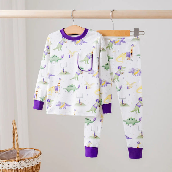 Dinos All-Stars Organic Cotton Pajama Set