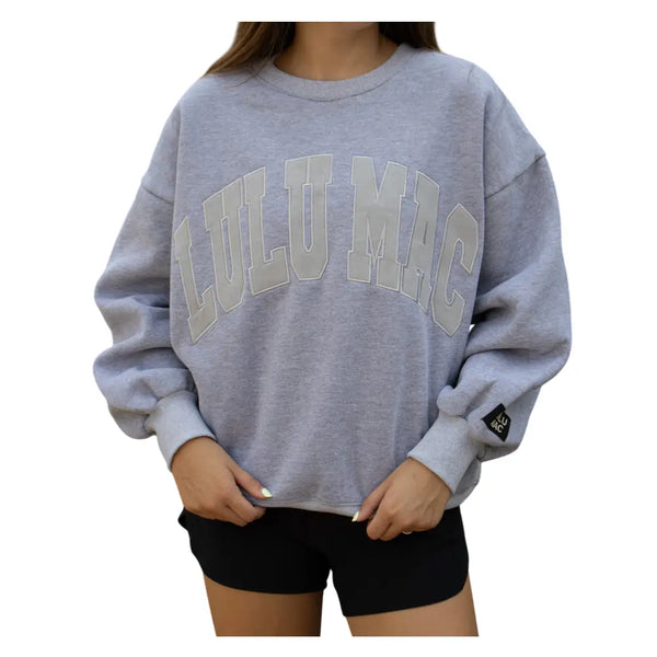 LuluMac Outline Lettering Sweatshirt
