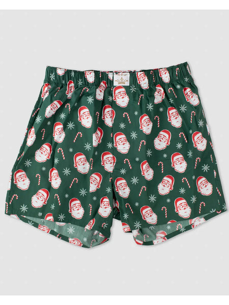Men's Candy Cane Santa Boxers