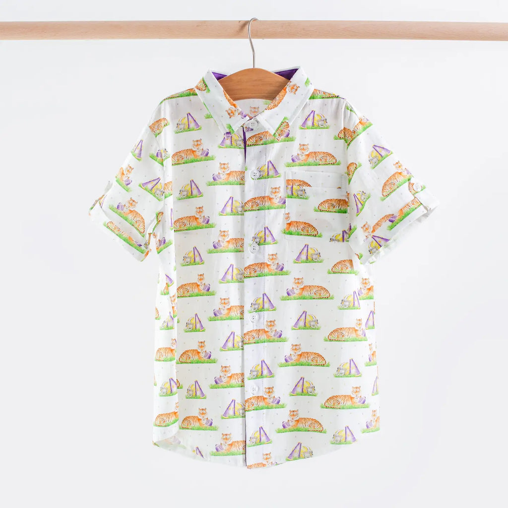 Mascot Mania LA Short Sleeve Collared Shirt